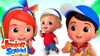 Best Nursery Rhyme Playlist with Lyrics and Action  Kids Songs By Junior Squad [upl. by Igic837]