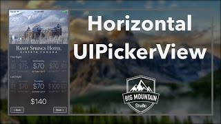 Create a Horizontal UIPickerView iOS Xcode 8 Swift 3 [upl. by Ettereve]