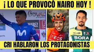 Nairo Quintana COMO FUE SU REGRESO A COMPETENCIAS  HABLAN LOS PROTAGONISTAS DE LA CRI [upl. by Conchita181]