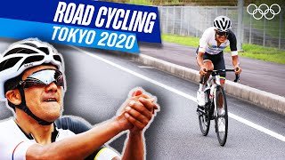 Richard Carapazs historic win at Tokyo 2020 🚴🏼‍♂️🇪🇨 [upl. by Jamila930]