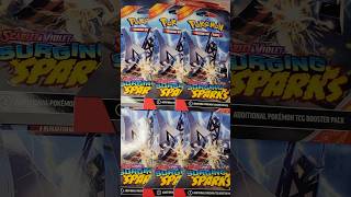 Opening 6 Surging Sparks Booster Packs [upl. by Ramedlav]