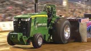 Super StockPro Stock Tractors Pulling At Buck Pulloff [upl. by Sualakcin]