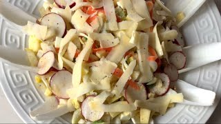 Fresh Endive Salad  A Recipe so Healthy and so Tasty that is so Worthy to Try 👍 [upl. by Tatiana179]