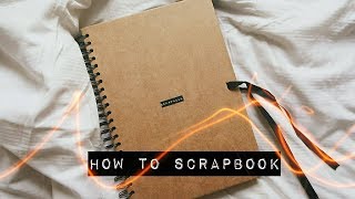 DIY HOW TO SCRAPBOOK [upl. by Aicek]