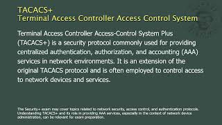 TACACS  Terminal Access Controller Access Control System [upl. by Tully340]