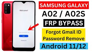 Samsung A02A02s FRP Bypass Without PC  2024 New Method  Android 1112 Google Account Unlock [upl. by Merle]