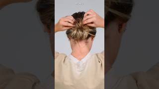 EASIEST LOW MESSY BUN [upl. by Inej]