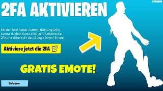 ✅ 2FA AKTIVIEREN in FORTNITE 2024 🔥 Gratis Emote PS5PCXBOXMOBILESWITCH [upl. by Hermia]