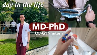 🩺 day in the life MDPhD intern last OBGYN duty life outside the hospital EARTHQUAKE  UPCM [upl. by Rauscher]