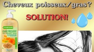 2▶ 💧° Une astuce pour cheveux gras et poisseux juste après le shampoing❣ °🚿 💦° [upl. by Pirozzo]