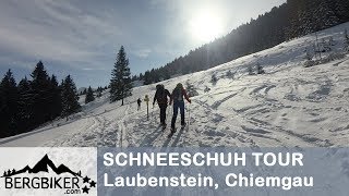 Schneeschuh Wanderung Chiemgau Laubenstein [upl. by Ressler]