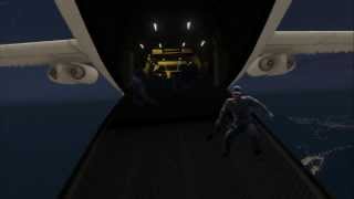 Grand Theft Auto V  Minor Turbulence Land Crop Duster Inside Cargo Plane Trevor HD Gameplay PS3 [upl. by Sherri99]