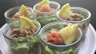 Recette Verrines d’avocat [upl. by Clardy]