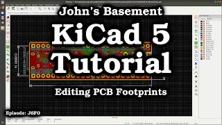 KiCad 5 28 Editing Footprints Directly On The PCB [upl. by Baptlsta]