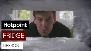 How to defrost your fridge freezer  by Hotpoint [upl. by Ecirtahs663]