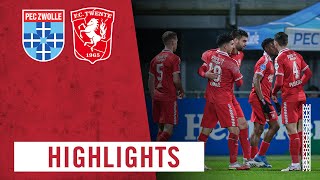 HIGHLIGHTS  PEC Zwolle  FC Twente 18122021 [upl. by Koch]