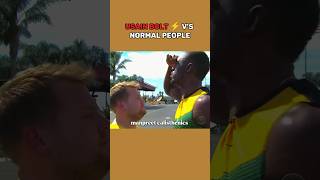 Usain Bolt ⚡ Vs normal people shortvideo shortfeed shorts usainbolt motivation running [upl. by Viguerie]