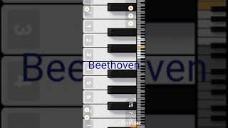 Beethoven easy piano tutorial [upl. by Erodasi305]