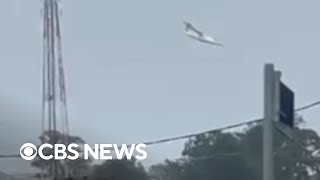 Video shows moments before Brazil plane crash in Vinhedo [upl. by Laeira893]