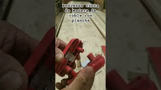 Cinta de madera con planchawoodscrafttips woodworksdiy woodcraftDargio23 [upl. by Eikceb]