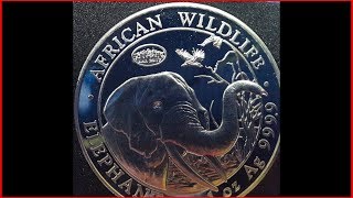 Somalia Elephant 2018 design ANA Denver Privy Mark 2017 [upl. by Mohammad485]