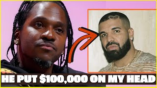 Pusha T CONFIRMS Drake Put 100000 On His Head During Their Beef [upl. by Yecram947]