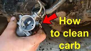 2 Stroke Carburetor  In depth Fault Finding Testing Service amp Repair [upl. by Nihs253]