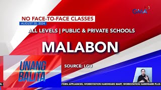 No facetoface classes as of 612 AM August 20 2024  Unang Hirit [upl. by Novaelc782]