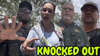 BOOTLICKER GETS KNOCKED OUT COPS OWNED [upl. by Ariait]