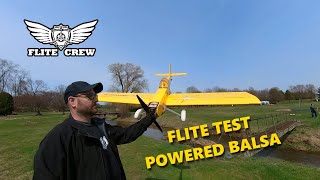 We Put a Flite Test Power Pod in a Classic Sig FourStar 40 [upl. by Niabi722]