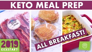 Keto Meal Prep Breakfast Ideas kickstart2019 [upl. by Erdei]