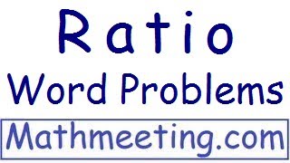 Ratios  Introduction and word problems [upl. by Odrareg]