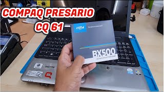 Compaq Presario CQ61 SSD Upgrade Include USB Boot In 2021 [upl. by Acissehc450]