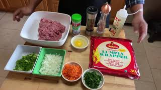 Easy lumpia recipe [upl. by Luapnaes]