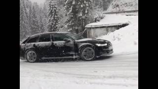 Audi A6 Allroad Snow Drift [upl. by Nagam]