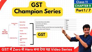 What is GST  GST क्या है  GST Champion Series  Goods amp Services TaxClass 11 Accounts Part 1 [upl. by Minardi]