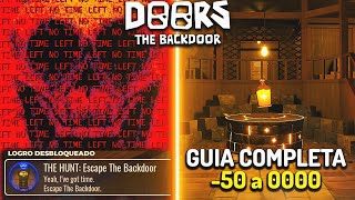 COMO PASAR DOORS quotTHE BACKDOORquot 👁️  GUIA COMPLETA  PUERTAS 50 a 0000  DOORS ROBLOX [upl. by Jonny]