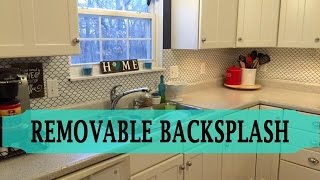 Removable Kitchen Backsplash [upl. by Nnep]