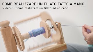 Come realizzare un filato fatto a mano  Come realizzare un filato ad un capo [upl. by Small94]