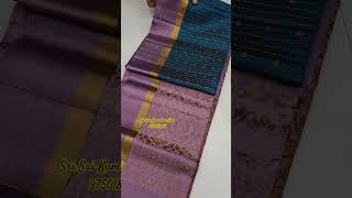 Trendy Soft Silk Sarees  Discount Sale From Sri Sai Kumudha Silks 9750180554 [upl. by Heman]