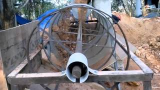 Sieving machine for Rammed earth architecture [upl. by Alag]