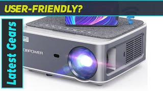 DBPOWER Native 1080P 5G 4K WiFi Projector Unparalleled Home Entertainment Experience [upl. by Retepnhoj433]