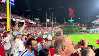 Whole stadium sings Dancing on my Own at the end of the Phillies game WIld Card Series clinch 23 [upl. by Cleo]