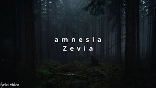 Zevia  amnesia LYRICS [upl. by Mather93]