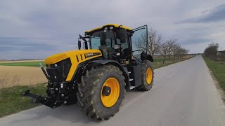 JCB Fastrac 4220  Drive test Head Camera  GoPro Hero 8 Black [upl. by Eruza]