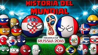 HISTORIA DEL MUNDIAL DE RUSIA 2018 COUNTRYBALL [upl. by Morganica964]