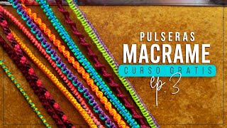 10 PULSERAS FÁCILES Y RÁPIDAS 💥» Ep 31  pulseras de hilo  friendship bracelets ● Curso de Macrame [upl. by Lachus]