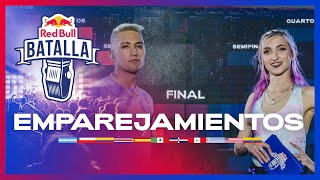 EMPAREJAMIENTOS  Red Bull Batalla Internacional 2021 [upl. by Holms]