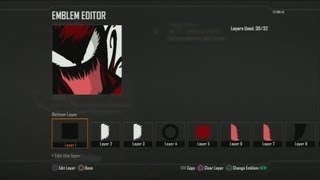 Carnage Emblem Black Ops 2 Emblem Editor [upl. by Lindberg843]