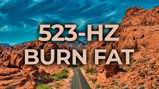 523Hz Music Therapy to Burn Body Belly Fat  40Hz Binaural Beat  Healing Relaxing Calming [upl. by Enaillil]